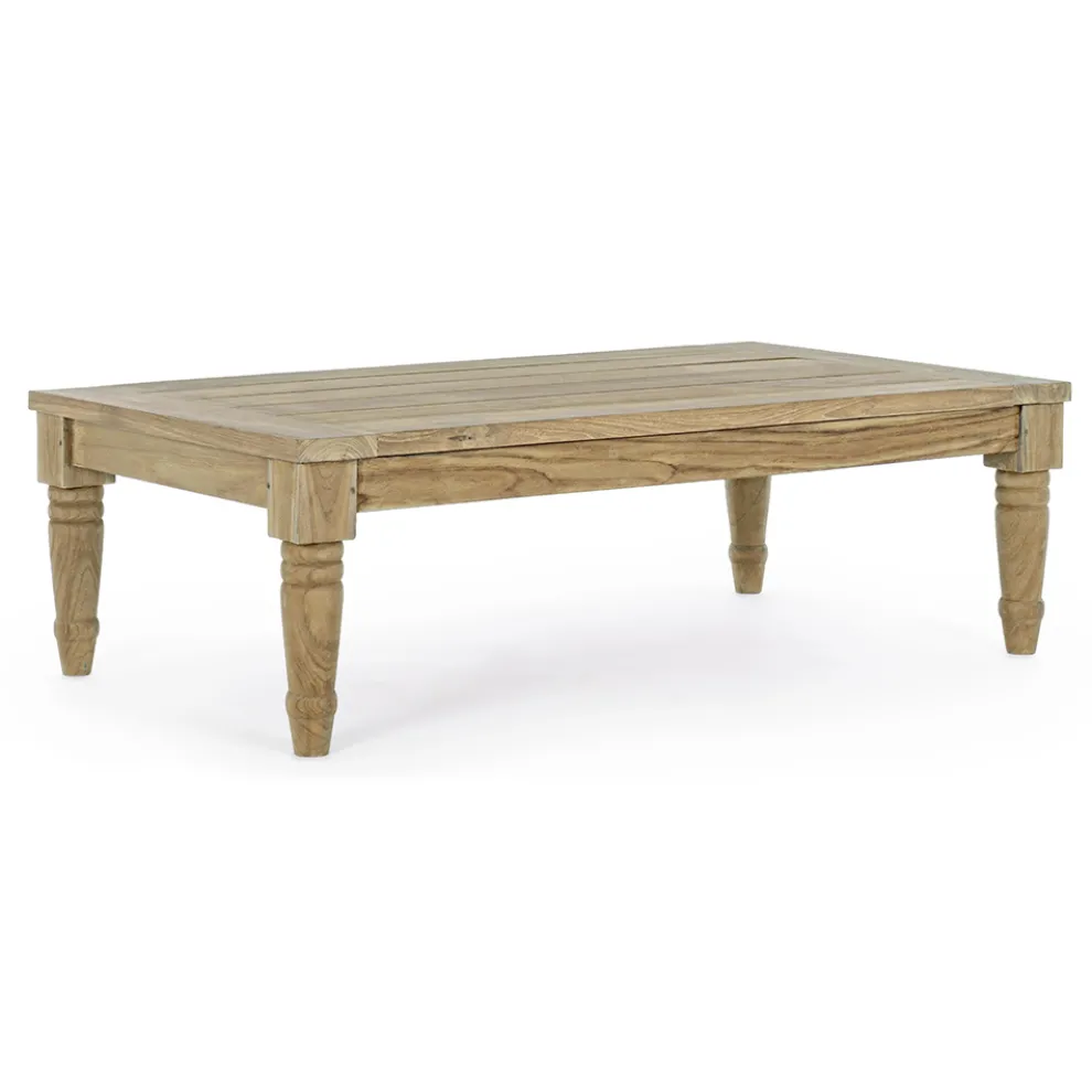 Couchtisch im Freien in rustikalem Teakholz, Homemotion - Ronak