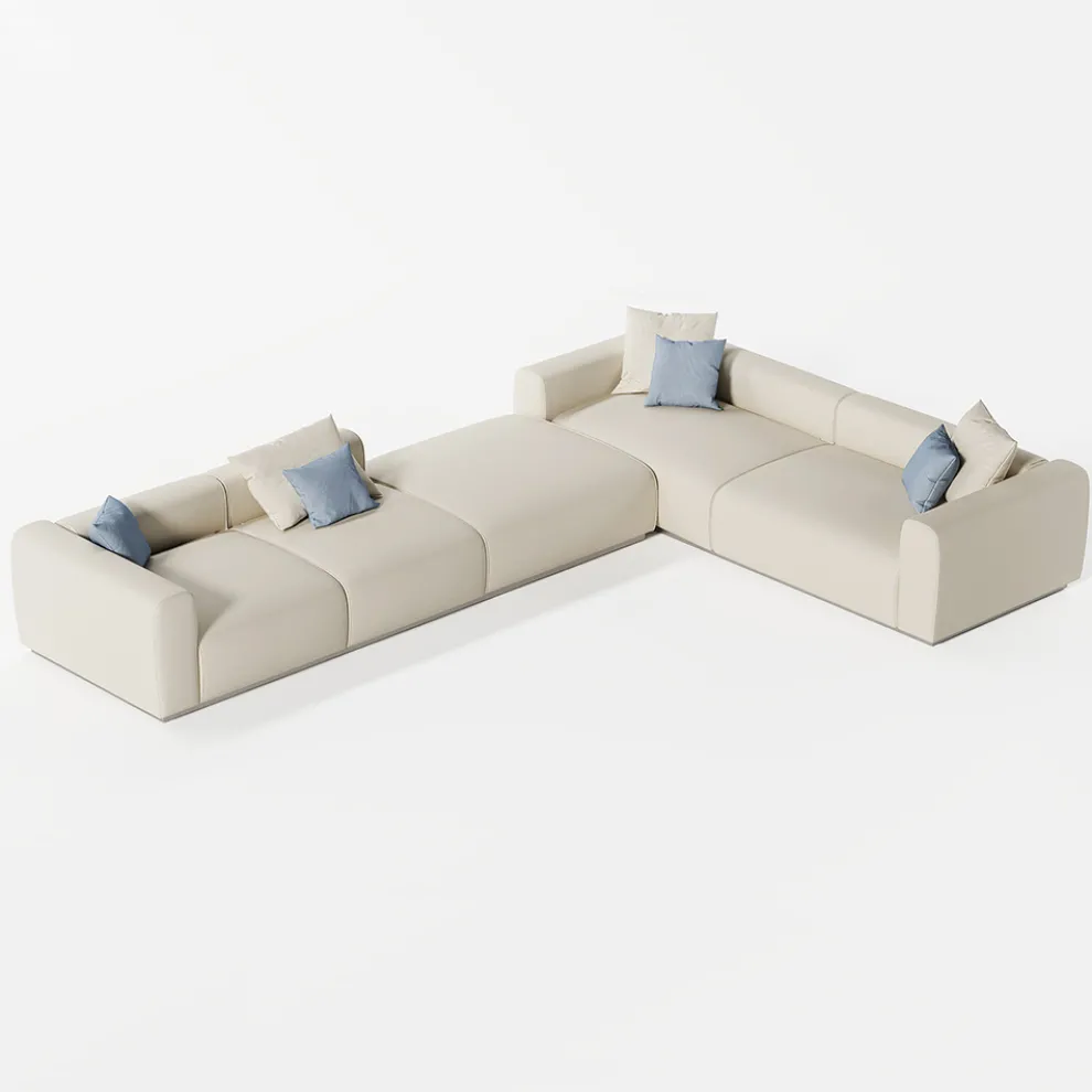 Modulares Outdoor-Sofa aus wasserabweisendem Stoff Made in Italy - Bahias