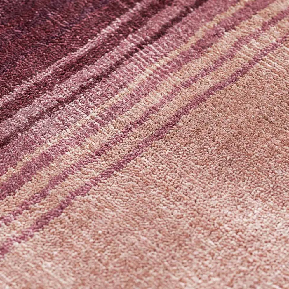 Wohnzimmerteppich handgefertigt aus hochwertigem Viskosegewebe in Indien - Bonnet