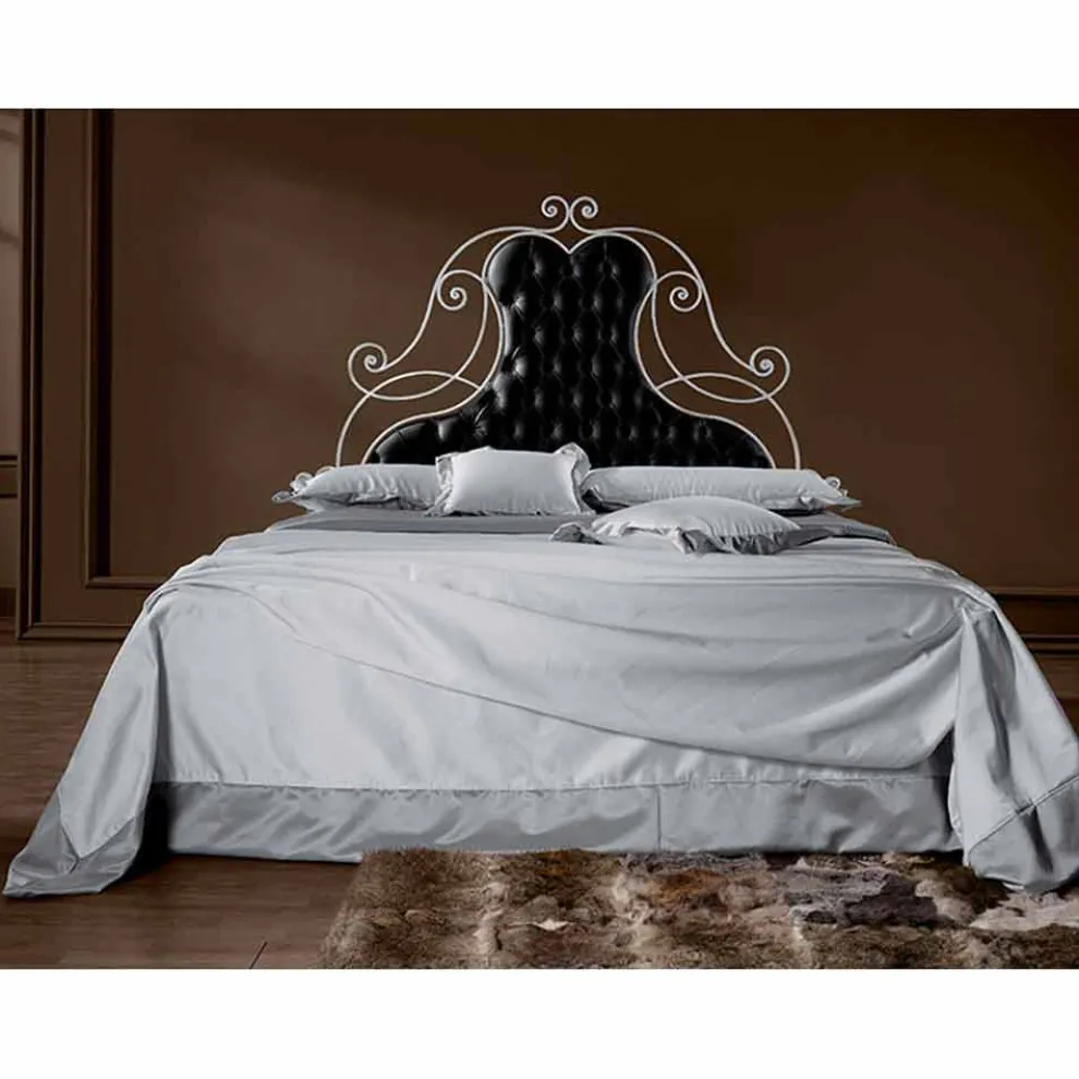 Paride Doppelbett aus Schmiedeeisen in Design