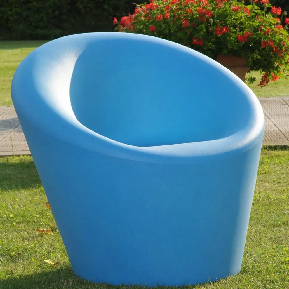 Gartensessel aus Fluo und farbigem Polyethylen Made in Italy - Colores