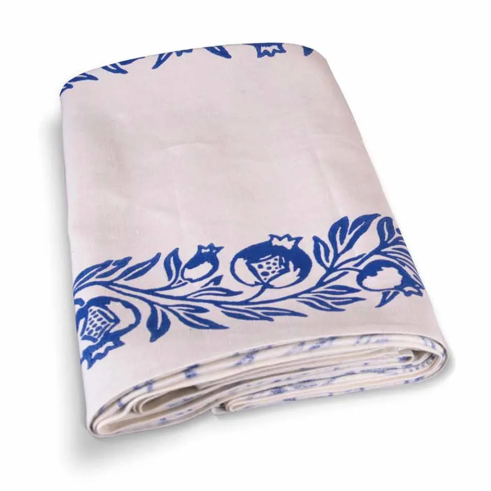 Tischdecke handbedruckter Zeichnung des hohen italienischen Handwerks