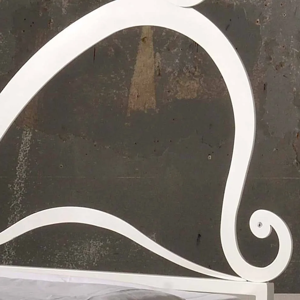 Doppelbett aus Eisen mit Kristall Eden 160x190 cm in modernem Design