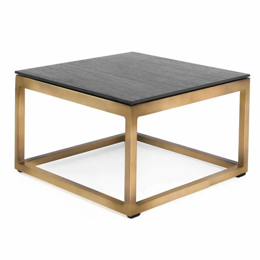 Square Design Outdoor Beistelltisch 2 Abmessungen 3 Oberflächen - Julie