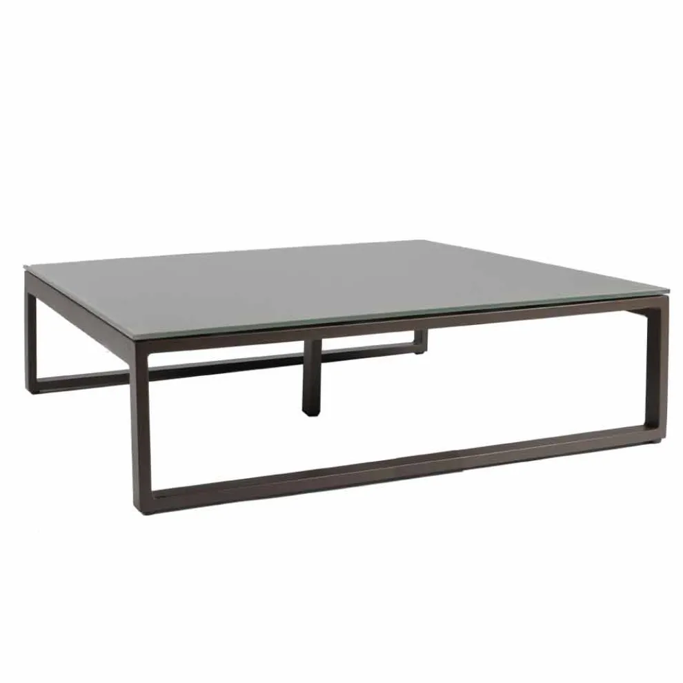 Square Design Outdoor Beistelltisch 2 Abmessungen 3 Oberflächen - Julie