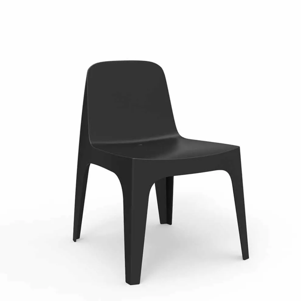 Gartensessel Solid von Vondom, Polypropylen mit mineralischen Zusätzen, 4 Stück