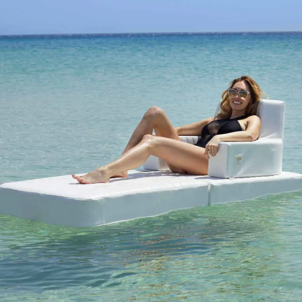 Trona Basic schwimmender Sessel für modernen Pool in Italien hergestellt
