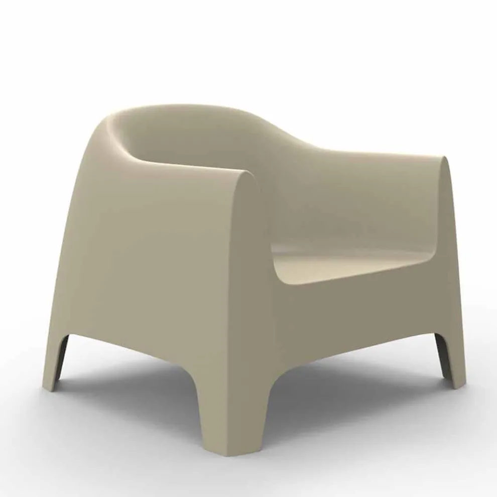 Outdoor-Sessel in modernem Design aus Polypropylen, Solid von Vondom, 4 Stück