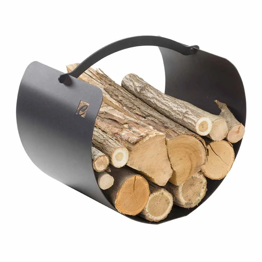 Holzhalter Kaminholz mit hochwertigem Griff Made in Italy - Espero