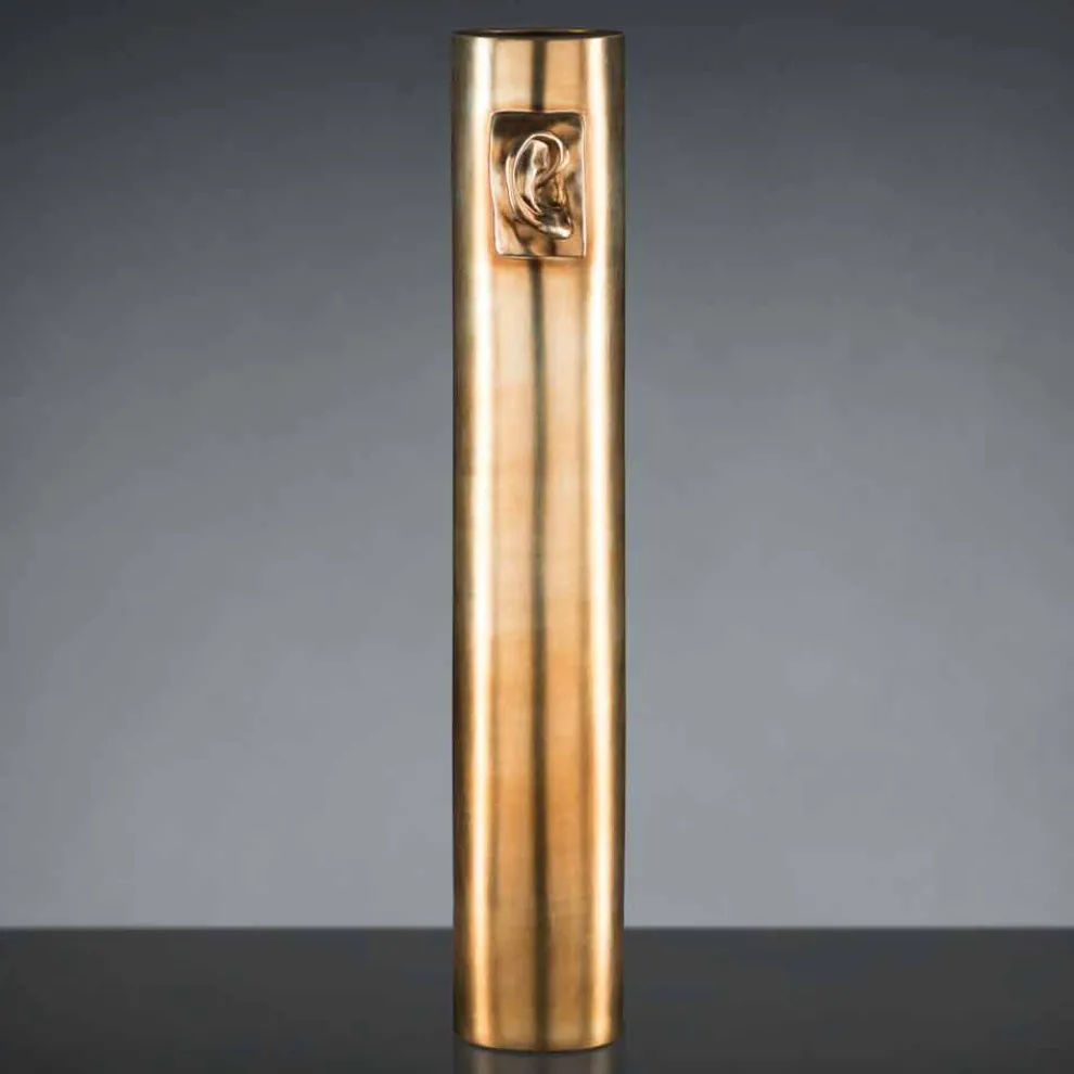 Hohe Artisan Vase aus farbiger Keramik Made in Italy - Monte