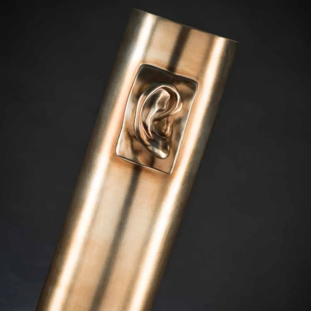 Hohe Artisan Vase aus farbiger Keramik Made in Italy - Monte