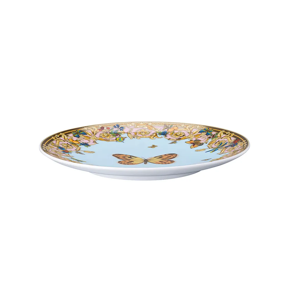 Rosenthal Versace Le Jardin 4 Speiseteller Durchmesser 17 cm aus Porzellan - Jardin