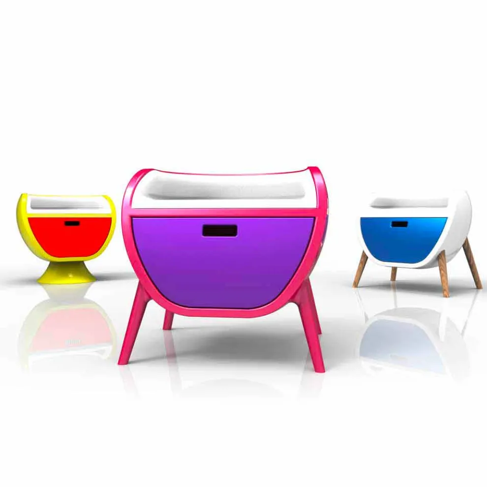 Nachttisch in modernem Design Gauche Made in Italy