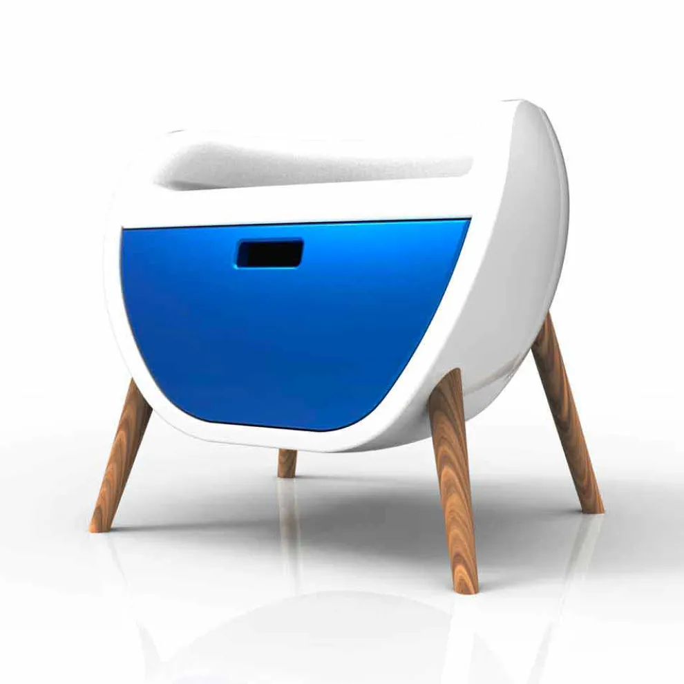 Nachttisch in modernem Design Gauche Made in Italy