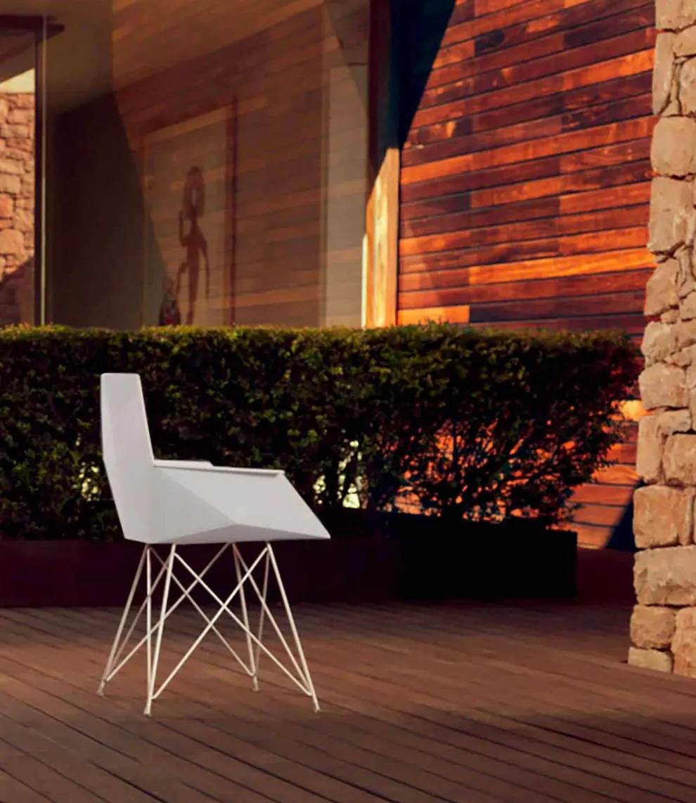 Moder Gartensessel Faz Kollektion von Vondom, Designer Ramòn Esteve, 4 Stück