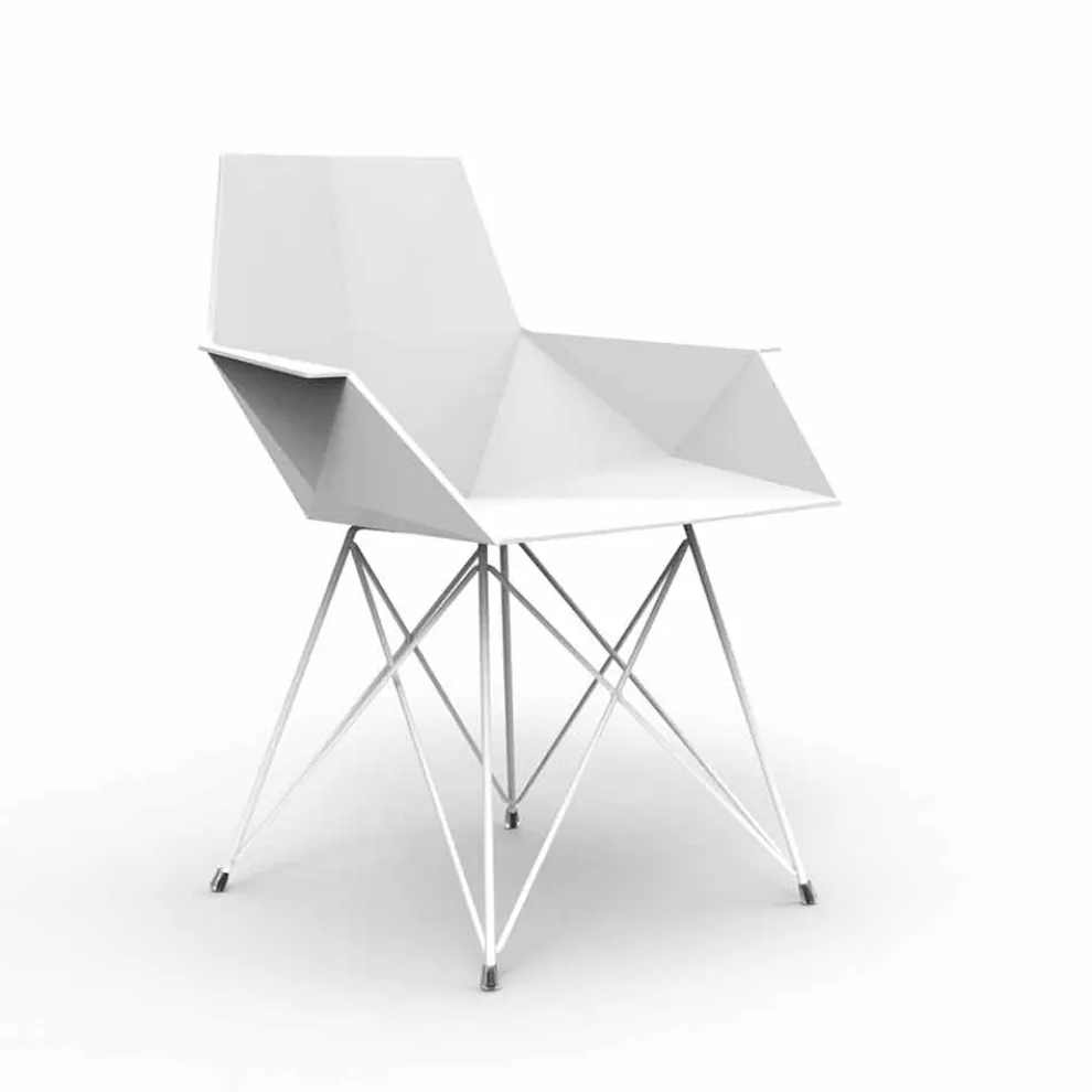 Moder Gartensessel Faz Kollektion von Vondom, Designer Ramòn Esteve, 4 Stück