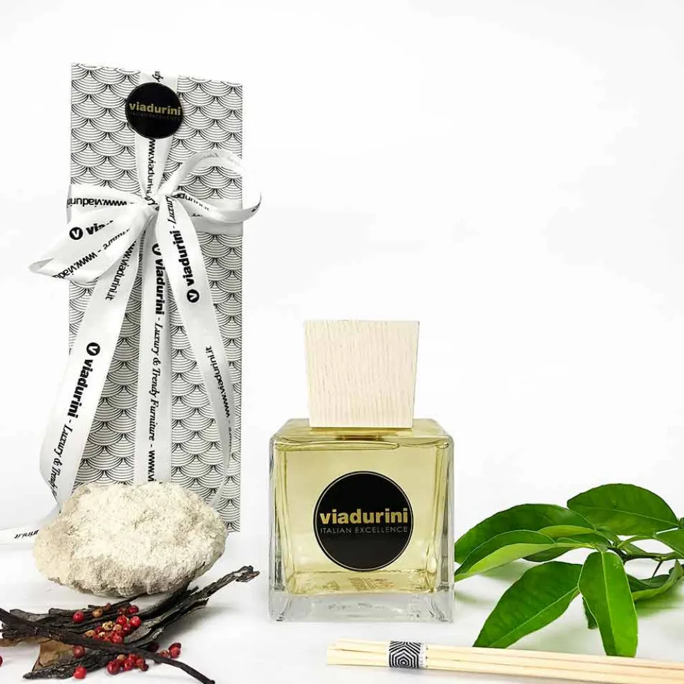 Raumduft Amber Dufte 500 ml mit Stäbchen - Sassidimatera