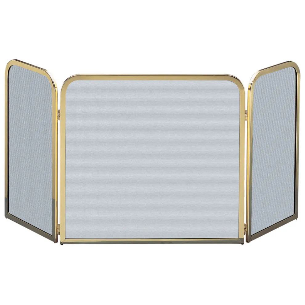 Funkenfänger aus Messing und schwarzem Netz in verschiedenen Größen, hergestellt in Italien – Iguana