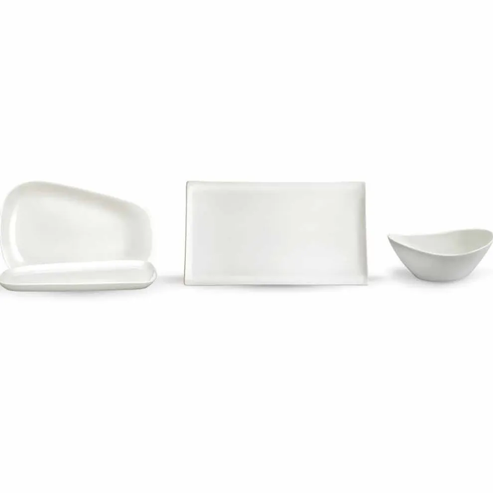 Servierteller zum Mittagessen oder modernes Porzellan 14 Stück - Nalah