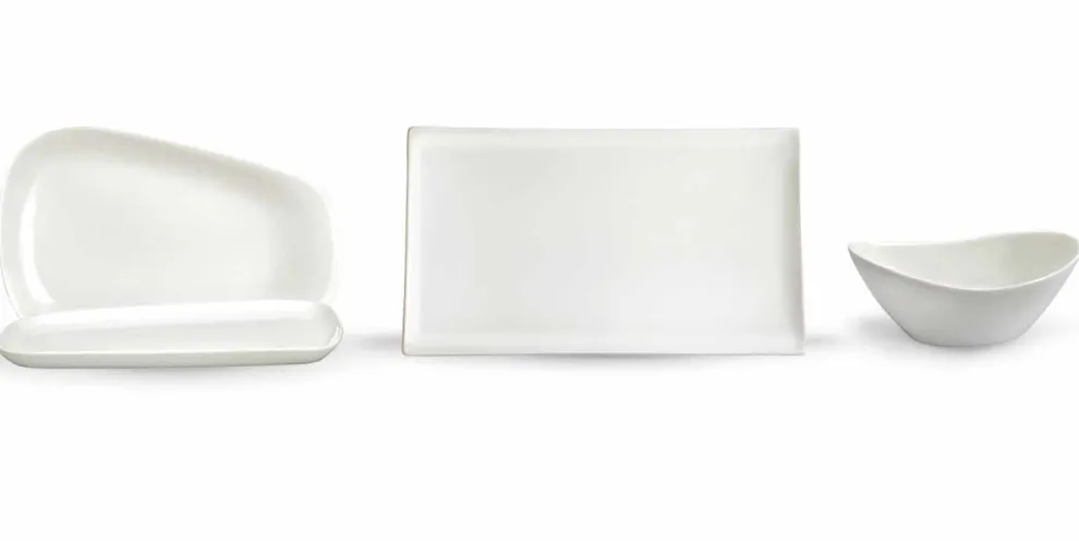 Servierteller zum Mittagessen oder modernes Porzellan 14 Stück - Nalah