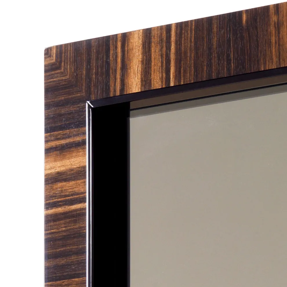 Wand- Bodenspiegel aus Ebenholz Grilli Zarafa in Italien hergestellt