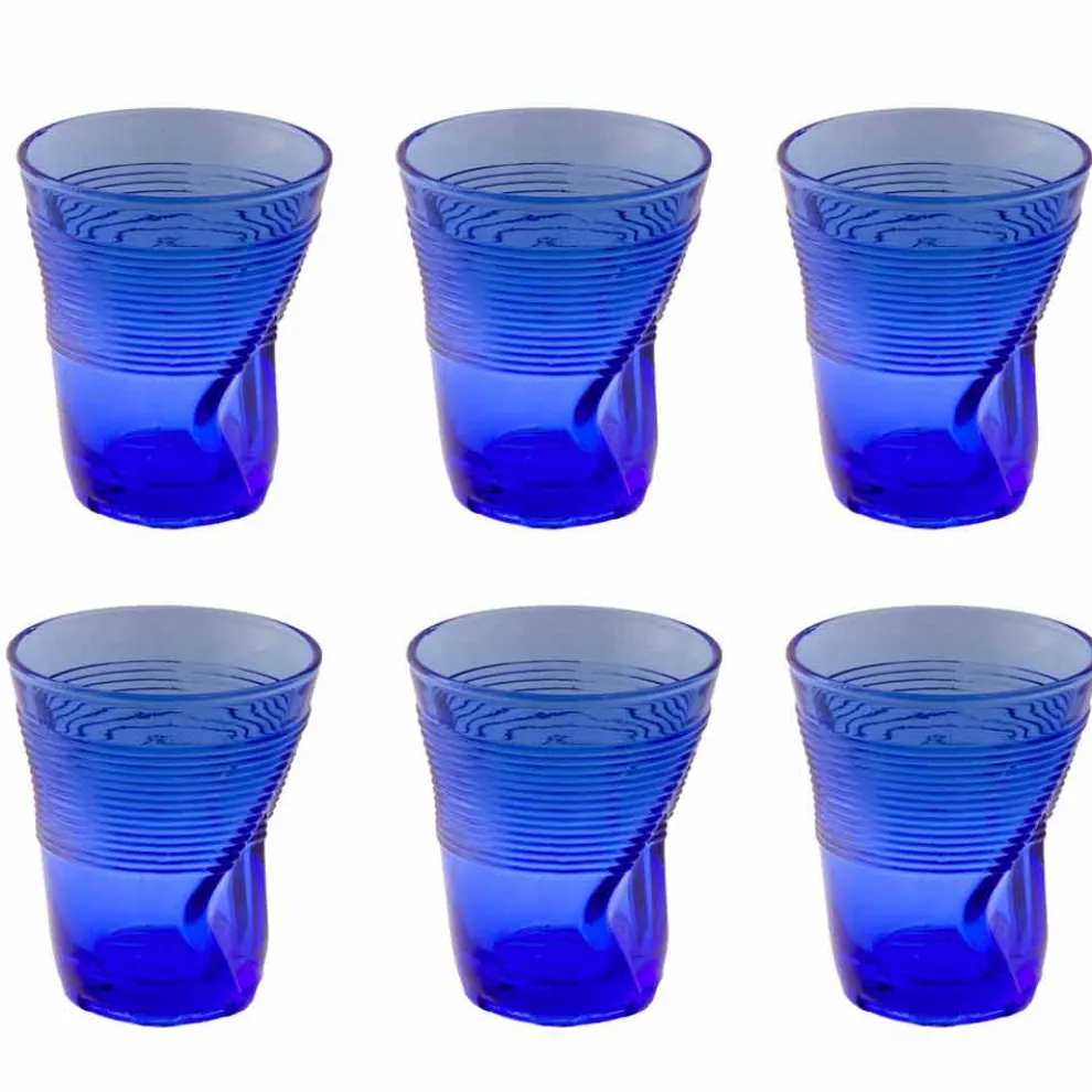 Farbiges Glas Wassergläser Service 12 Stück Besonderes Design - Sarabi