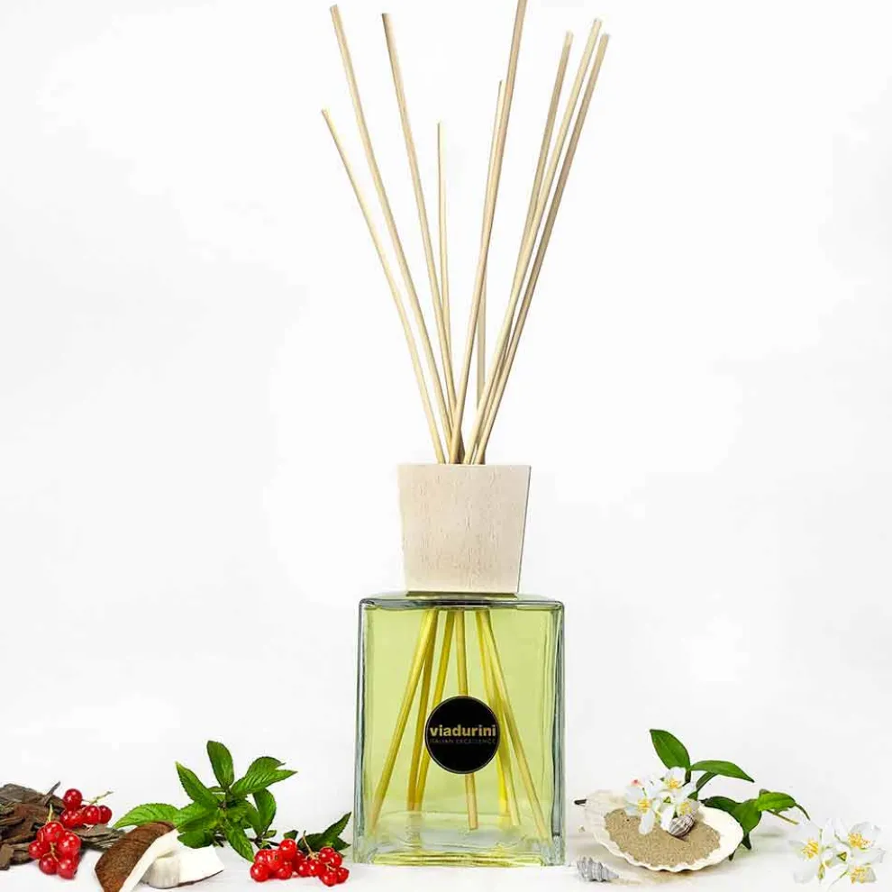 Raumduft Vanille und Mou 2.5 Lt mit Stäbchen - Sabbiadelsalento