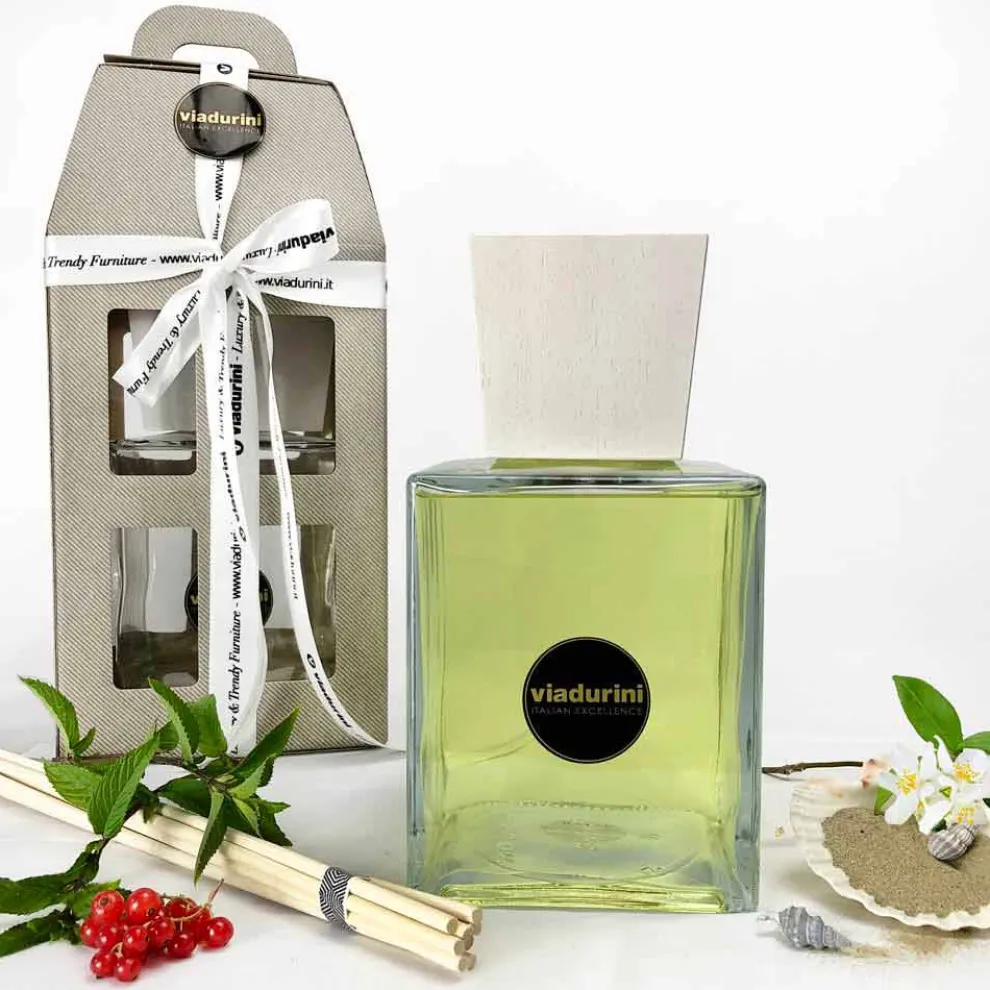 Raumduft Vanille und Mou 2.5 Lt mit Stäbchen - Sabbiadelsalento