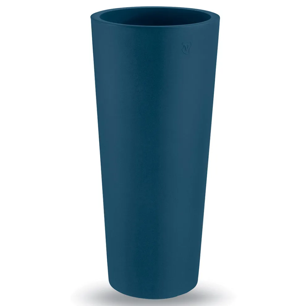 Runde Outdoor-Vase aus farbigem Polyethylen Made in Italy - Nippon