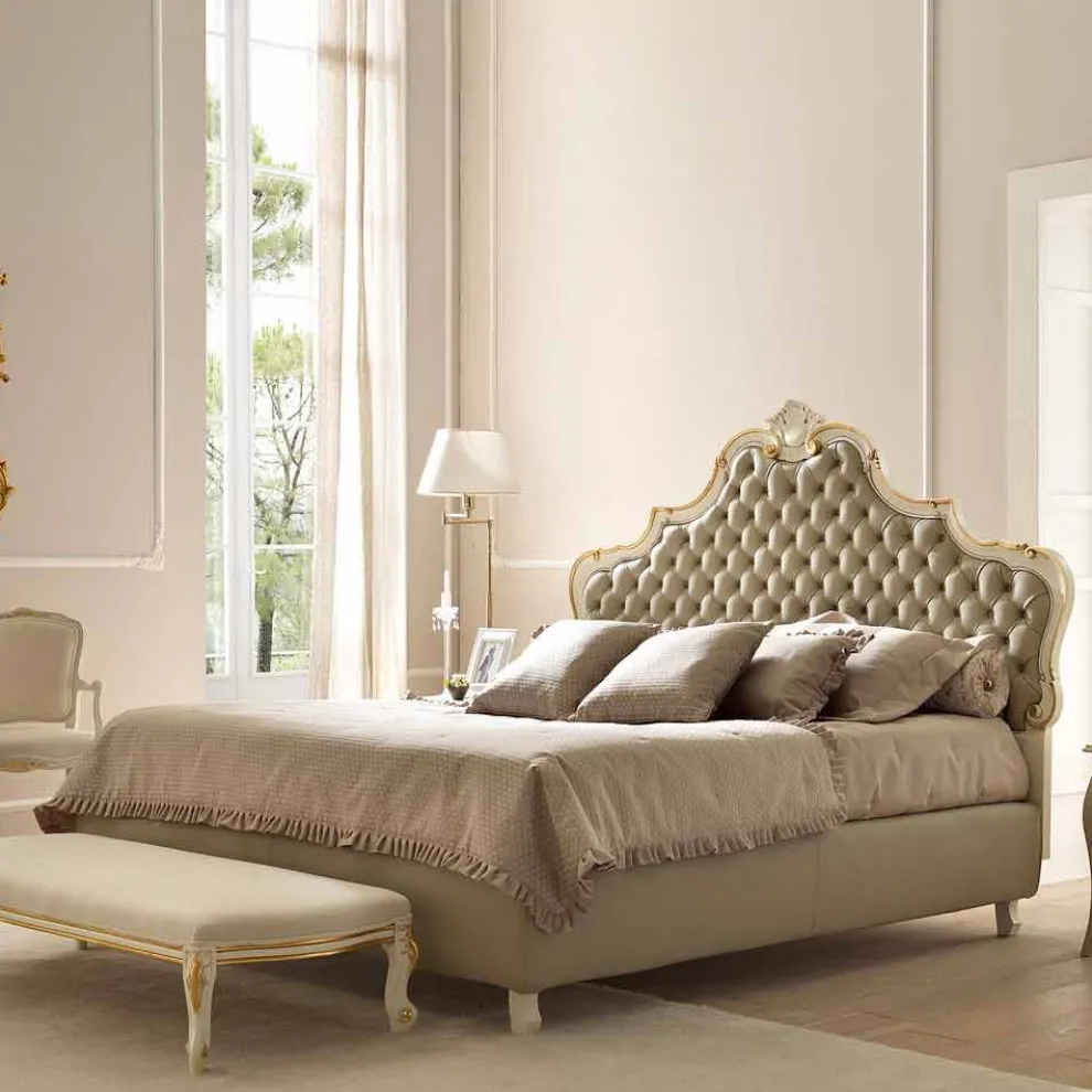 Doppelbett mit Bettcontainer, klassisches Design, Chantal von Bolzan