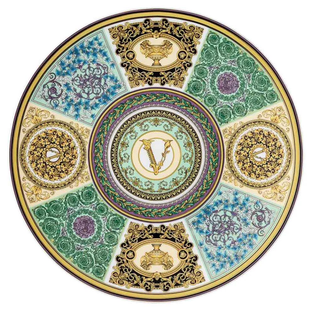 Rosenthal Versace Barocco Mosaic Platzhalterteller Durchmesser 33 cm - Mosaik