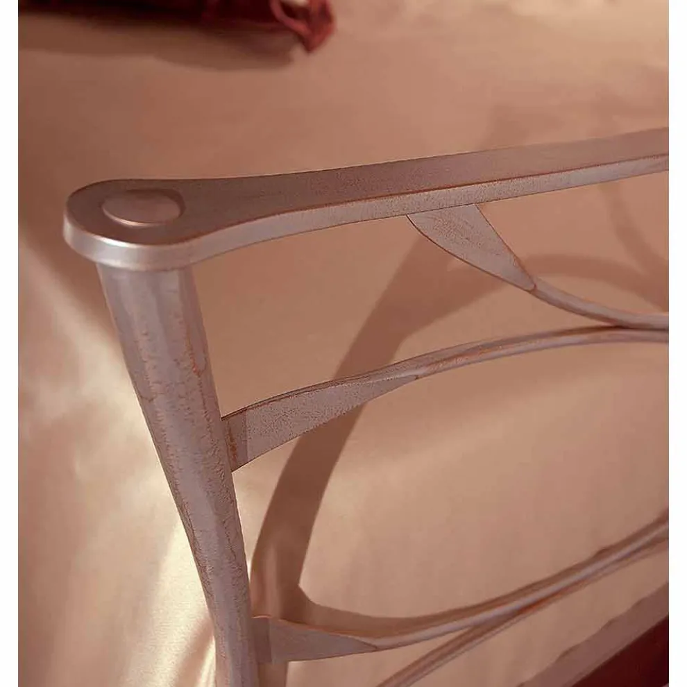 Battuto Idra Jugend Queen Size Bett aus Schmiedeeisen in Design
