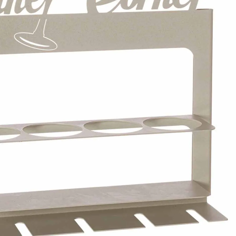 Handgefertigter Flaschenhalter aus kostbarem Eisen Made in Italy - Maste