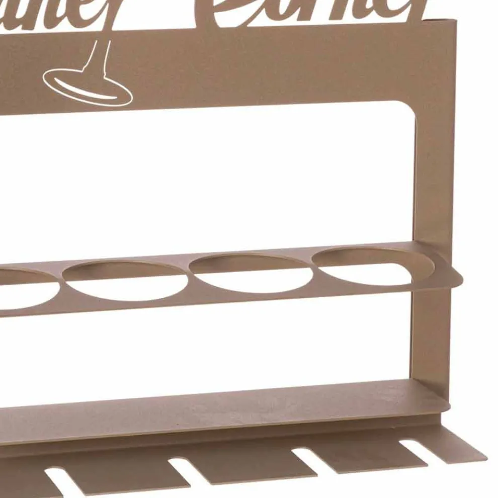 Handgefertigter Flaschenhalter aus kostbarem Eisen Made in Italy - Maste