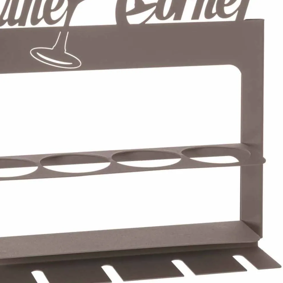 Handgefertigter Flaschenhalter aus kostbarem Eisen Made in Italy - Maste