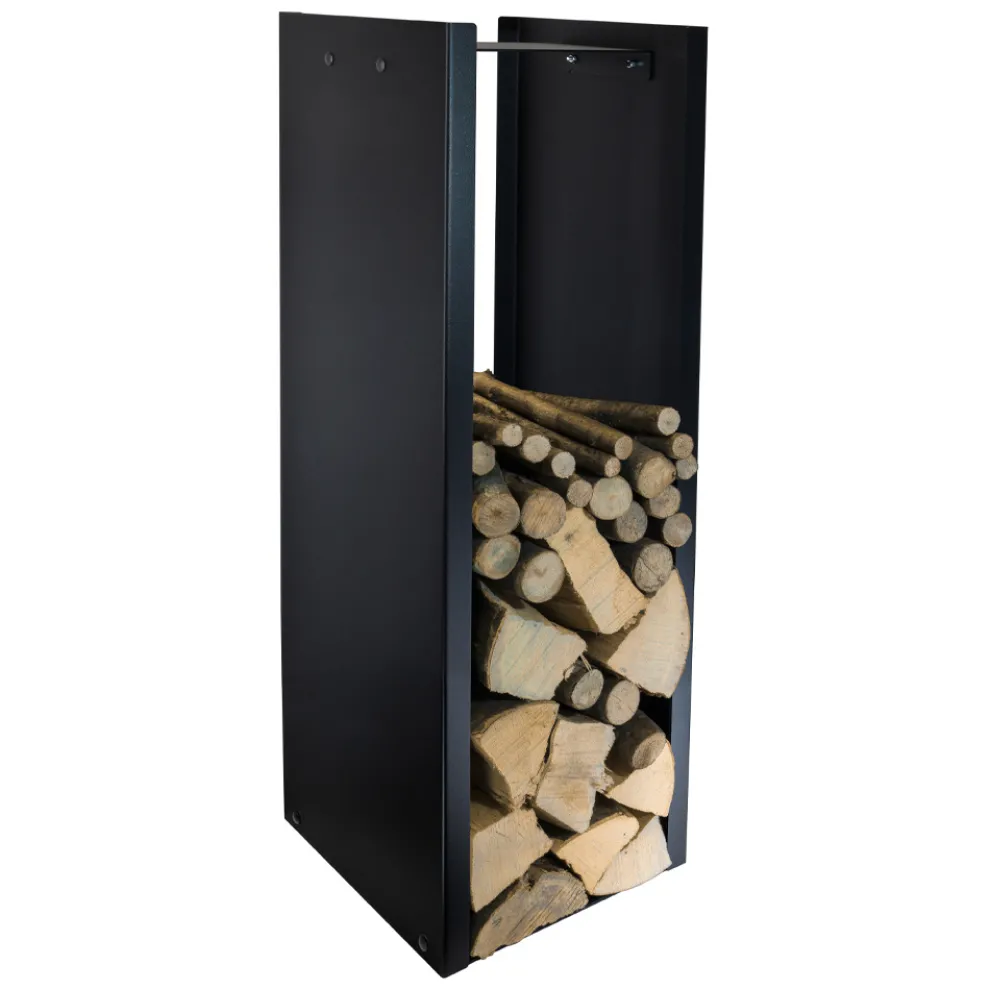 Moderner Holzständer aus lackiertem Stahl Made in Italy - Patrik