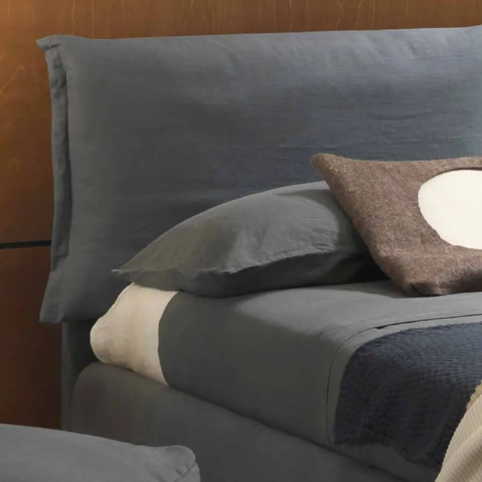 Doppelbett ohne Box, zeitgemäßes Design, Iorca von Bolzan