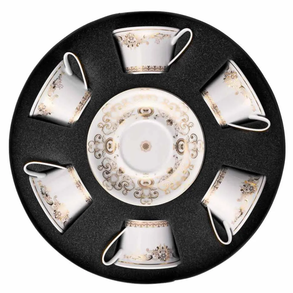 Rosenthal Versace Medusa Gala Porzellantasse 6-teilig
