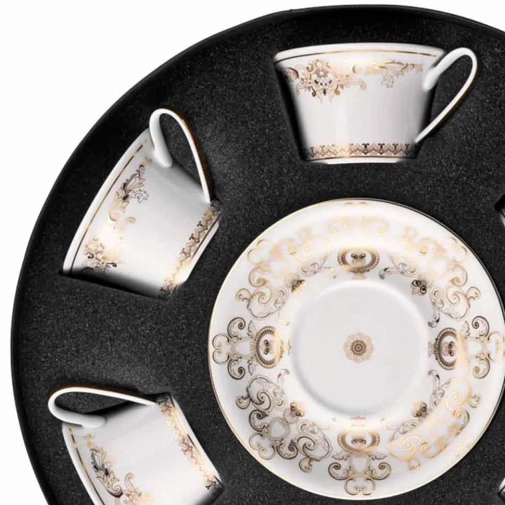 Rosenthal Versace Medusa Gala Porzellantasse 6-teilig