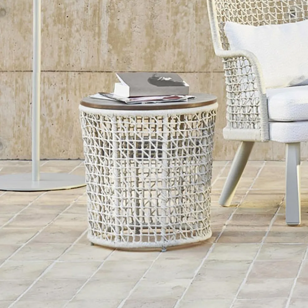 Garten-Couchtischgestell aus Aluminium Made in Italy - Emma von Varaschin