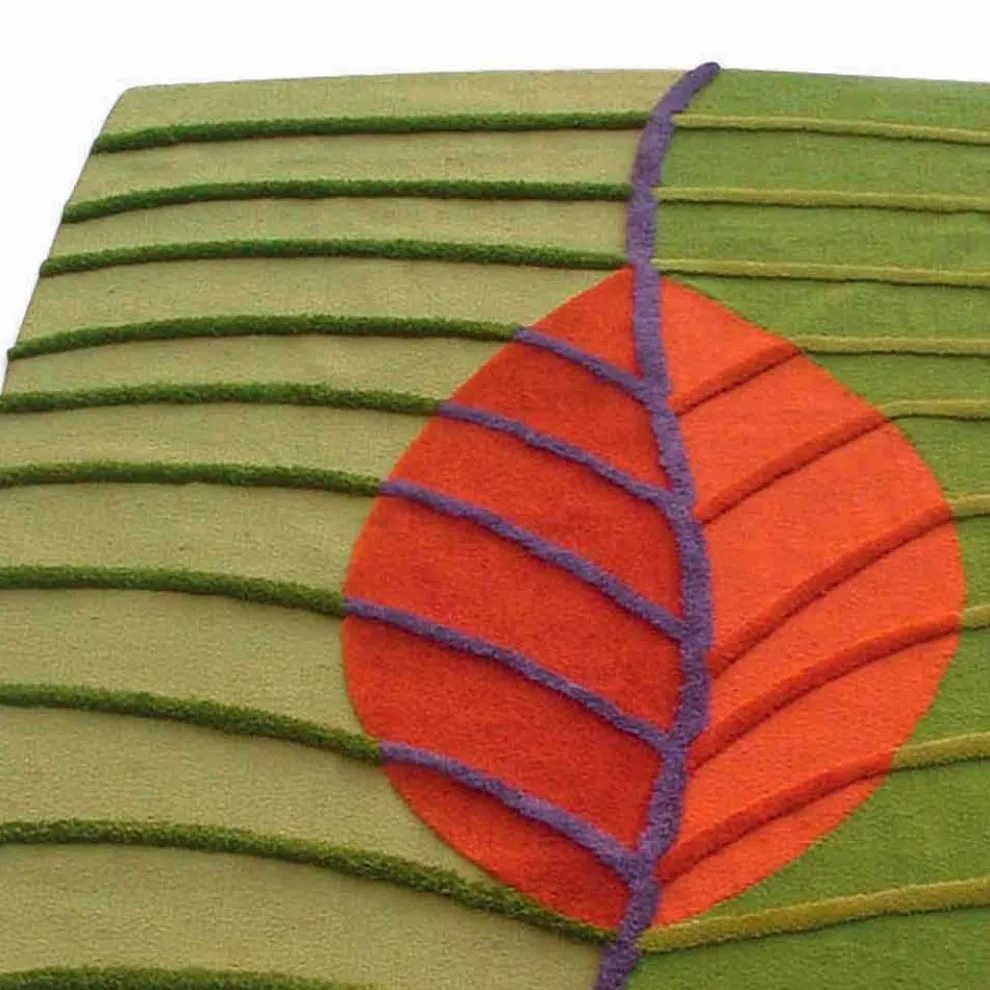 Wohnzimmerteppich aus handgetufteter Wolle Made in Italy - Posillipo