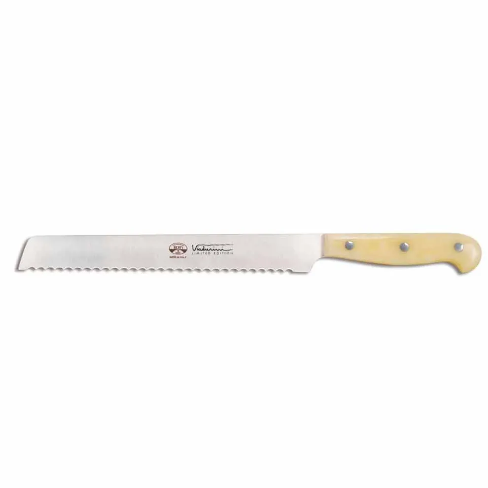 Brot und Kuchenmesser gezackte Klinge, Berti Exklusiv für Viadurini - Ardesio