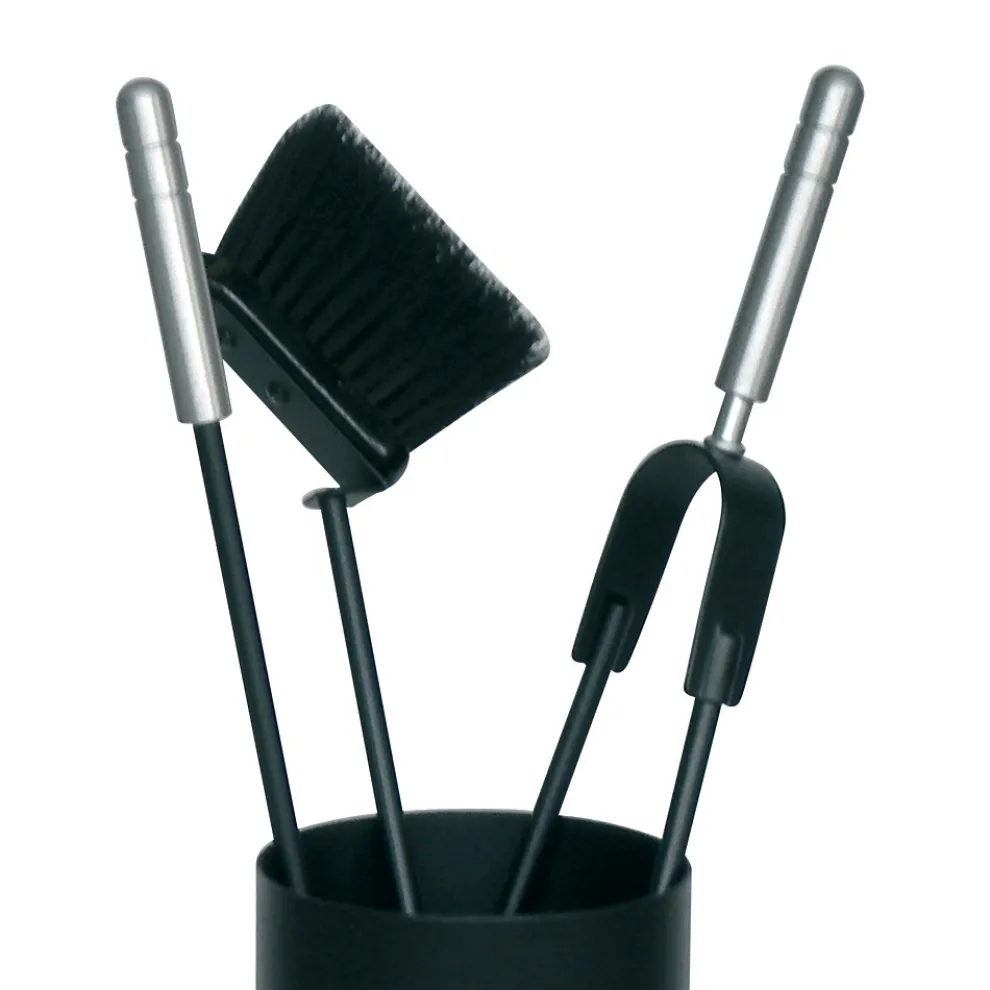 Werkzeughalter mit 3 Made in Italy Kaminpflegewerkzeugen – Cuscus