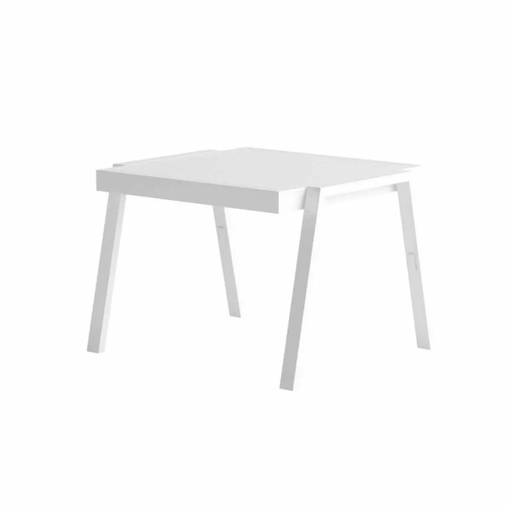 Moderner Outdoor Couchtisch aus Aluminium und HPL - Carmine2