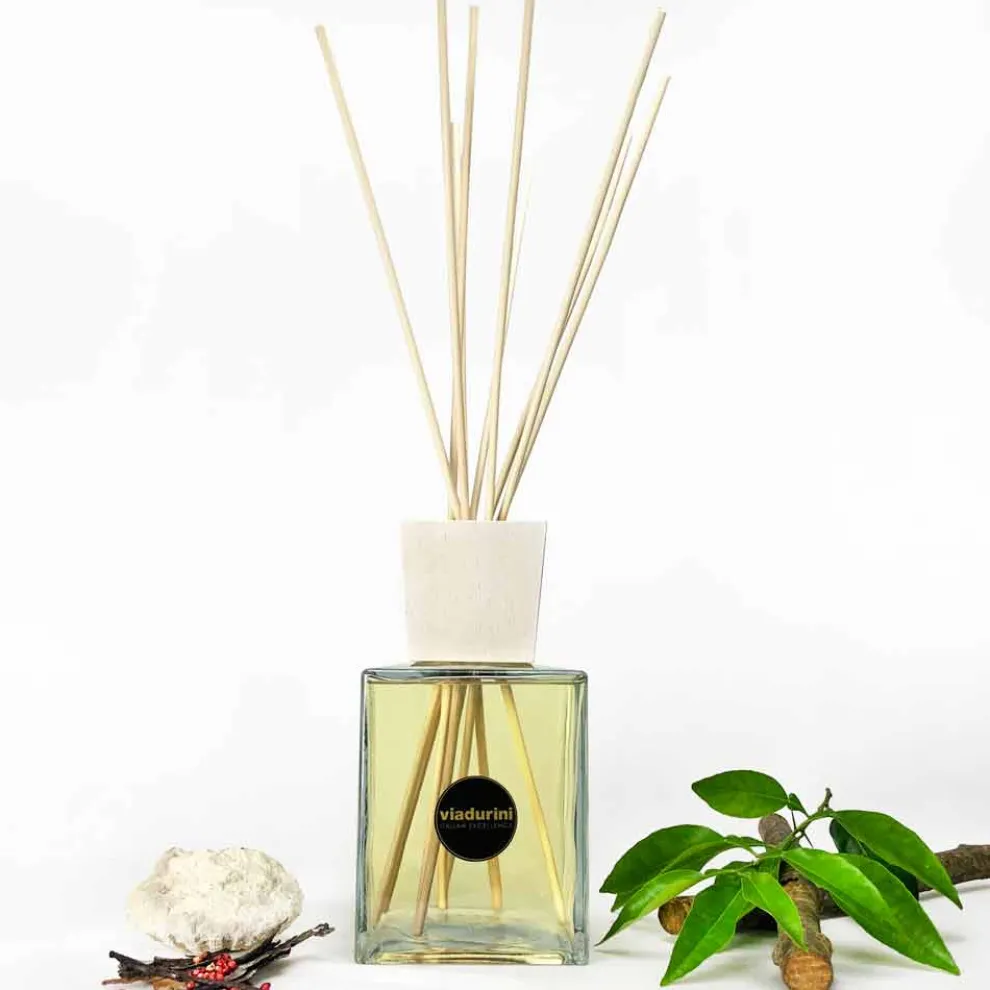 Raumduft Stäbchen Amber Dufte 2,5 Lt - Sassidimatera