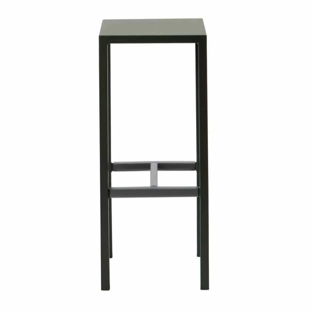 Barhocker im Freien aus pulverbeschichtetem Metall Made in Italy - Meone