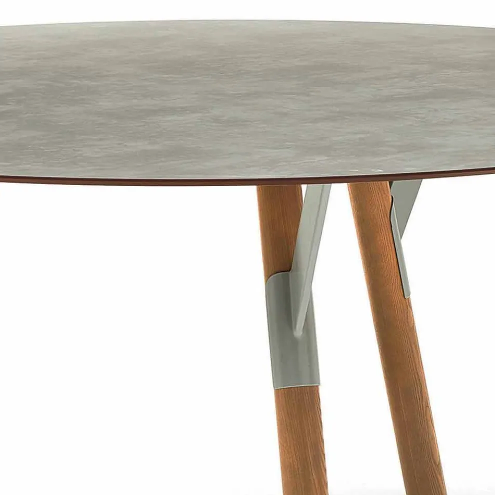 Esstisch rund H 75 cm Varaschin Link