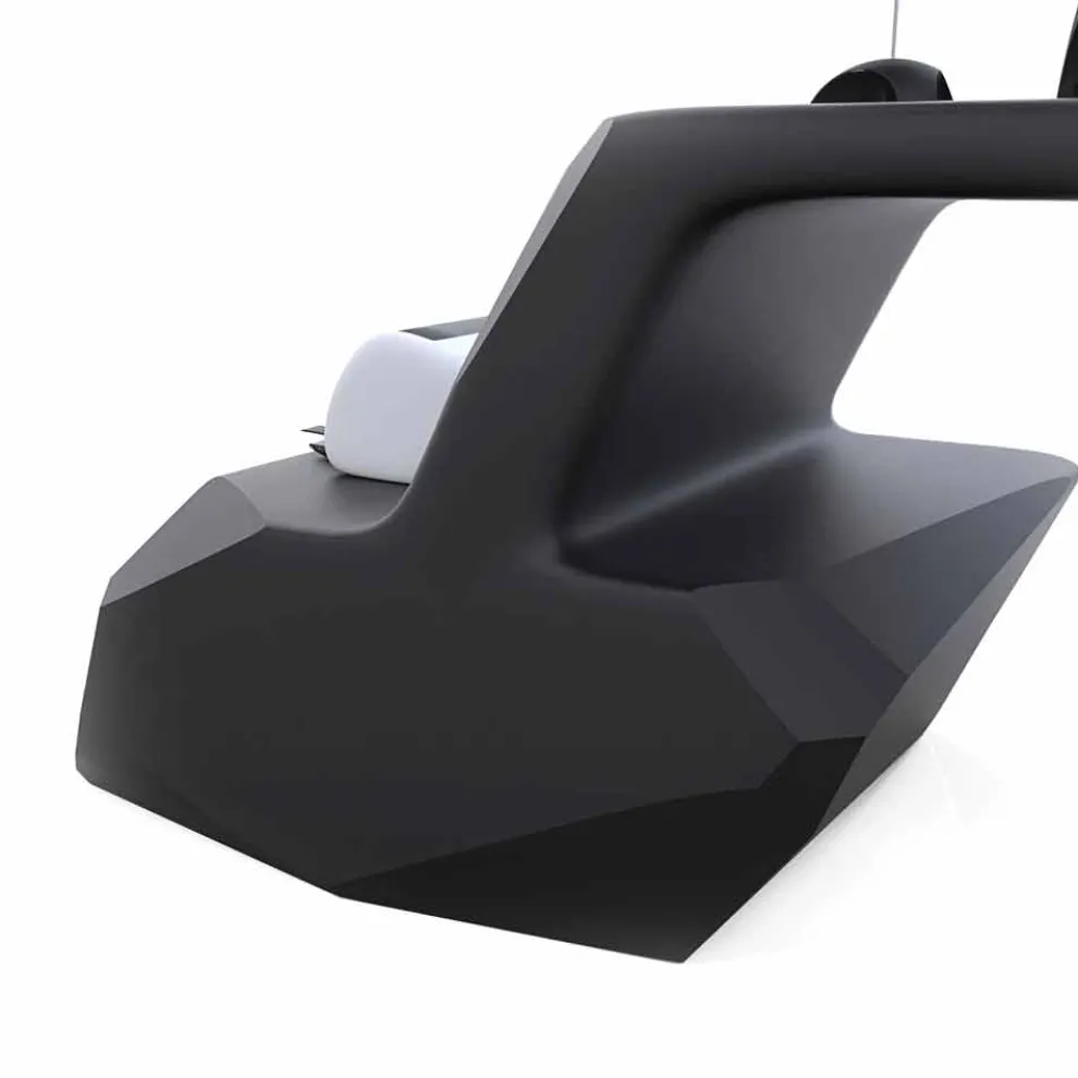 Schreibtisch Büro in modernem Design Gush Made in Italy