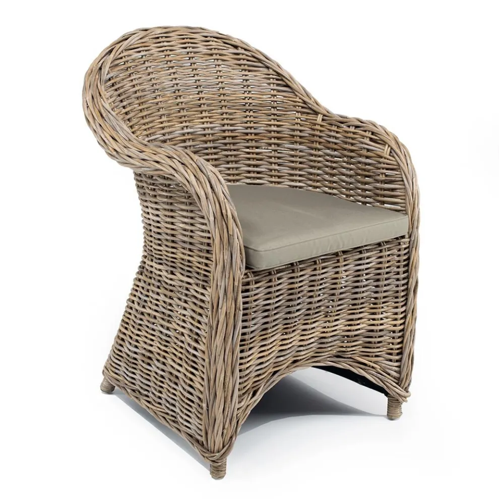 Outdoor-Sessel in Kubù mit Sitzkissen - Nazgul