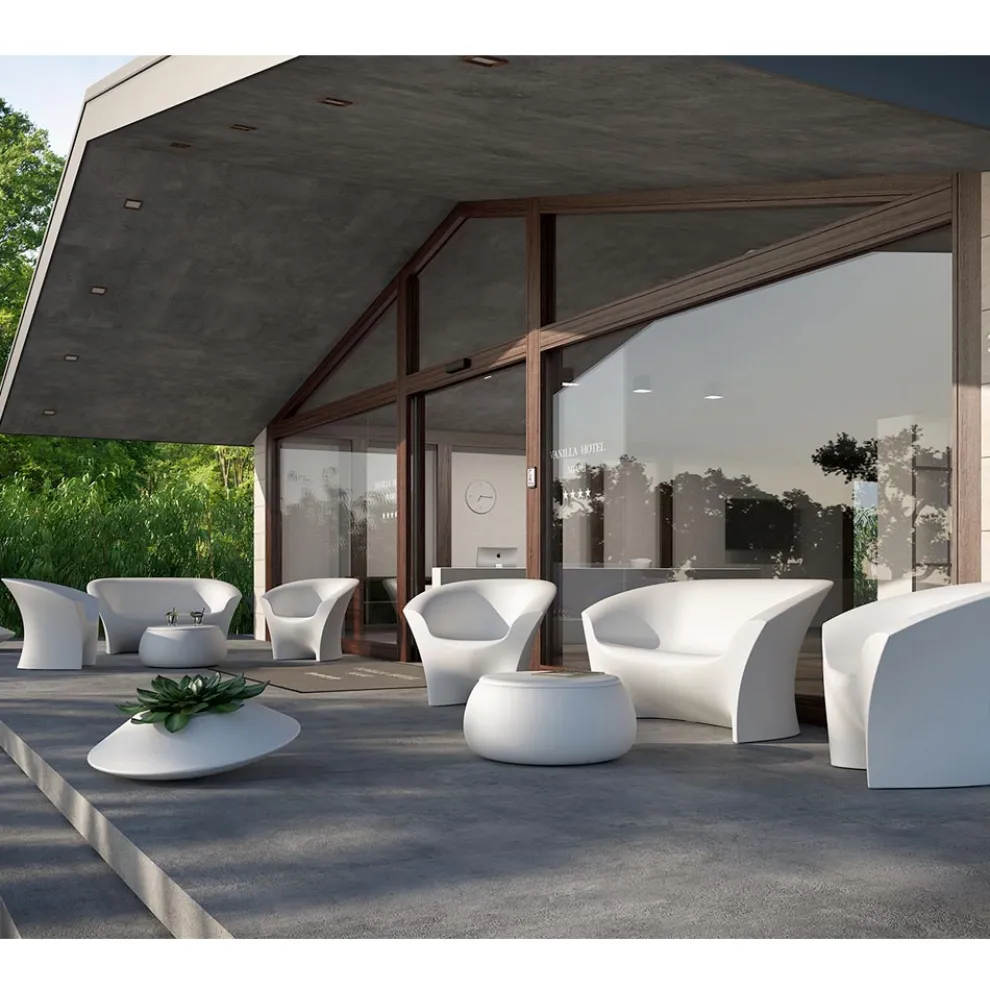 Outdoor Design Sofa aus farbigem Polyethylen Made in Italy - Conda